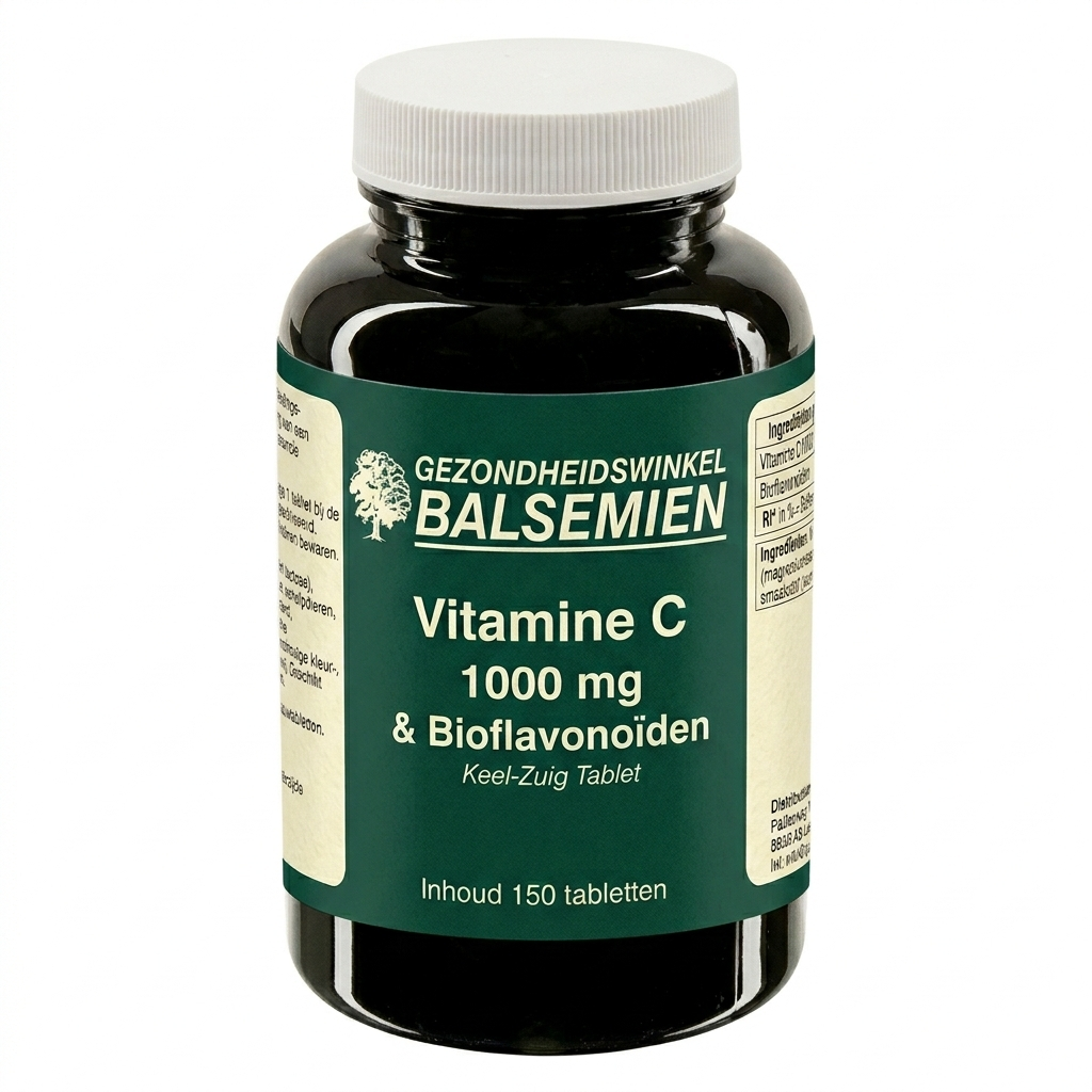 Vitamine C1000 mg & Bioflavonoïden Keel-zuig tb