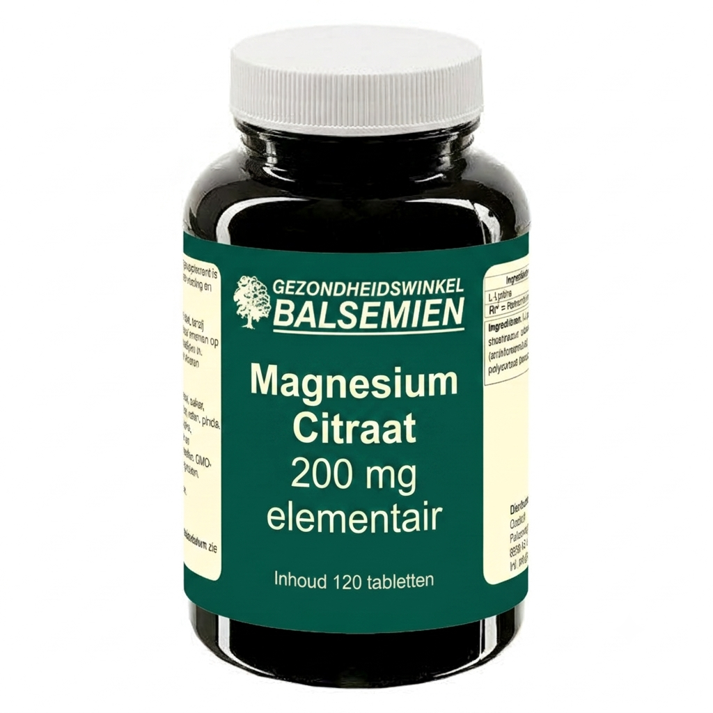 Magnesium Citraat 200 mg elementair